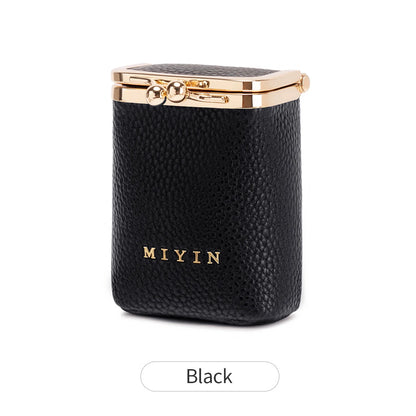 Mini Lipstick Organizer & Jewelry Coin Purse with Kiss-Lock Clasp