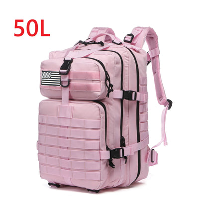 Tactical Backpack 25L/50L – Waterproof 1000D Nylon Outdoor Rucksack