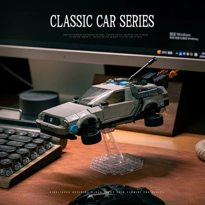 Back to the Future DeLorean Building Blocks – MOC 3-in-1 Car Model
