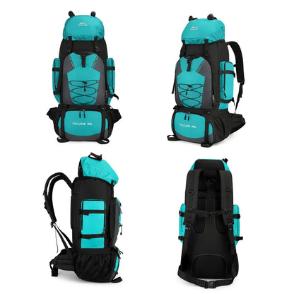 90L Hiking Backpack with Rain Cover – Waterproof Outdoor Rucksack