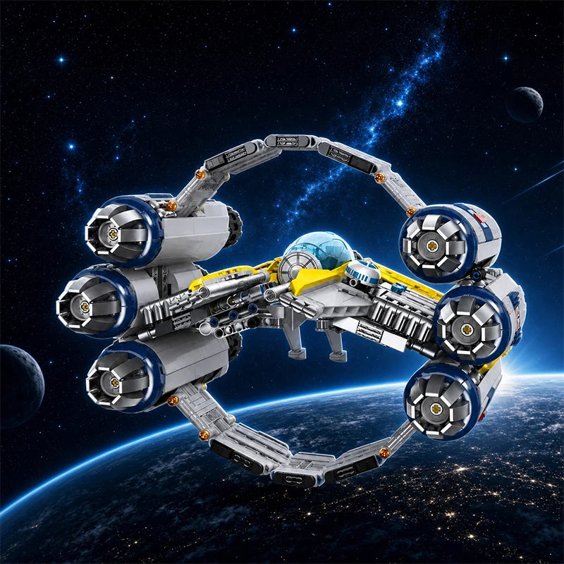 Space Wars MOC Star Fighter Spaceship Building Blocks Set