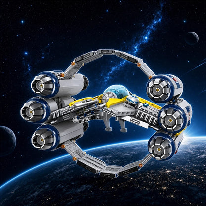 Space Wars MOC Star Fighter Spaceship Building Blocks Set