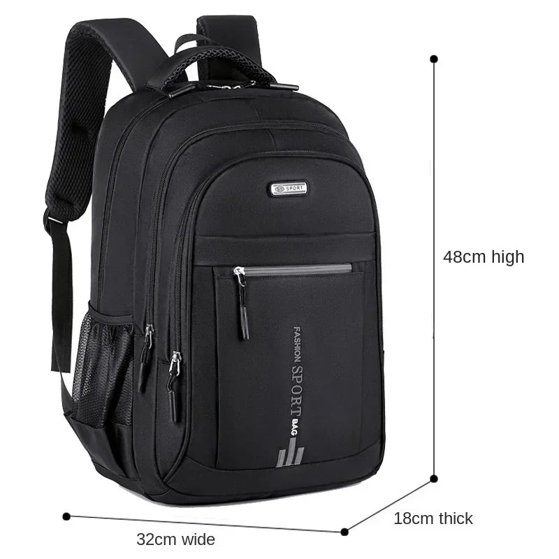 Men's Waterproof Oxford Backpack – Business & Travel Rucksack