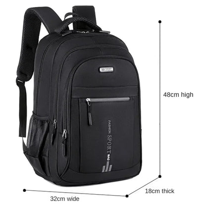 Men's Waterproof Oxford Backpack – Business & Travel Rucksack