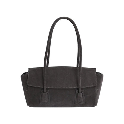 Women's Suede Shoulder Bag – Wings Design Crossbody Handbag