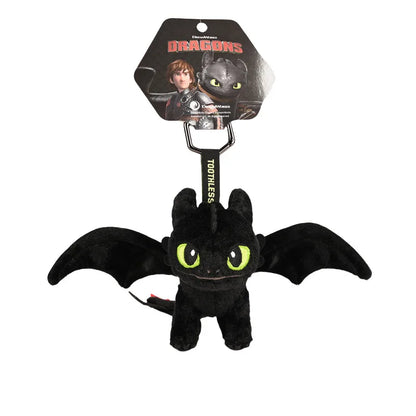 Toothless Plush Keychain & Denim Tote Bag – How to Train Your Dragon Gift