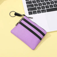 3 Zippers Purple
