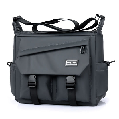 Men's Messenger Bag Multi-Layer Crossbody Shoulder Bag