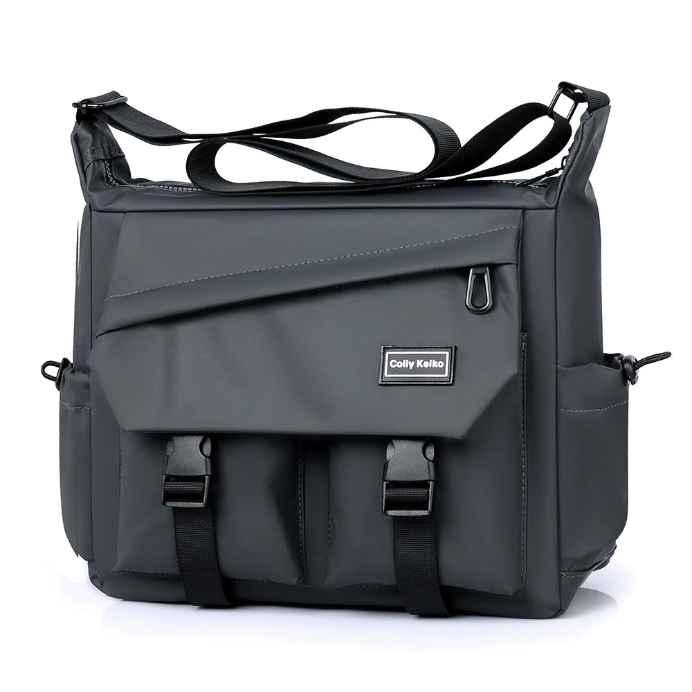 Crossbody Messenger Bag Multi-Layer Travel Shoulder Bag
