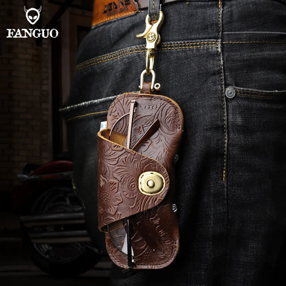 Handmade Genuine Leather Glasses Case – Soft Pouch for Sunglasses & Reading Glasses