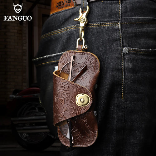 Handmade Genuine Leather Glasses Case – Soft Pouch for Sunglasses & Reading Glasses