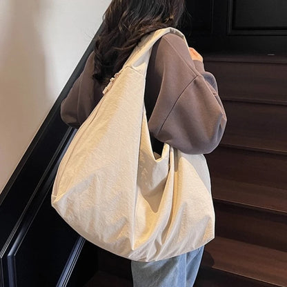 Large Nylon Tote Bag for Women – Casual Shoulder Hobo Bag