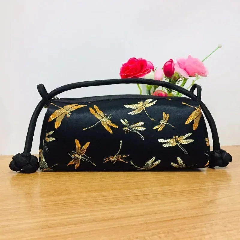 Silk Embroidered Clutch Bag – Chinese Style Women's Handbag