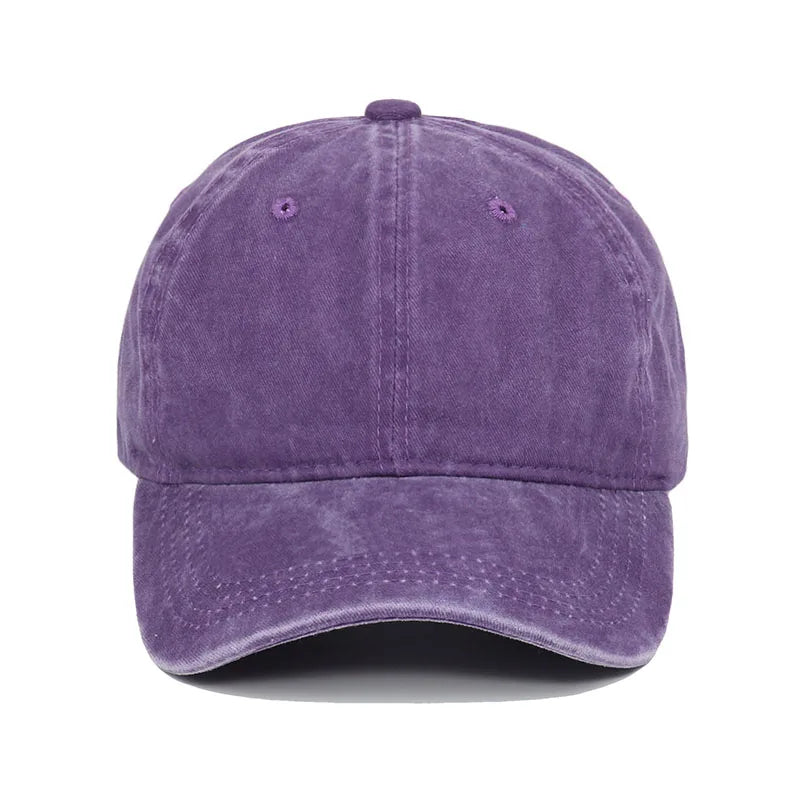 Vintage Washed Baseball Cap – City Embroidery Unisex Dad Hat