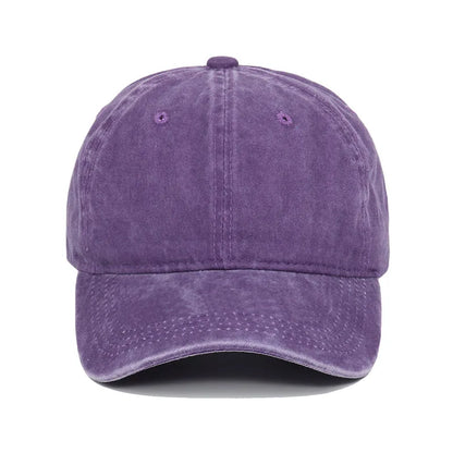 Vintage Washed Baseball Cap – City Embroidery Unisex Dad Hat