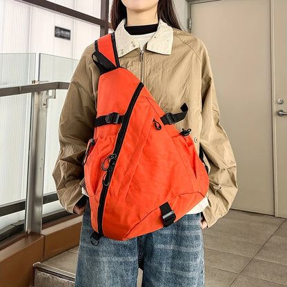 Large Capacity Sling Chest Bag – Sports Crossbody for Men & Women
