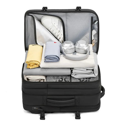 Vacuum Compression Travel Backpack – 17" Laptop, Large Capacity, Hiking & Business