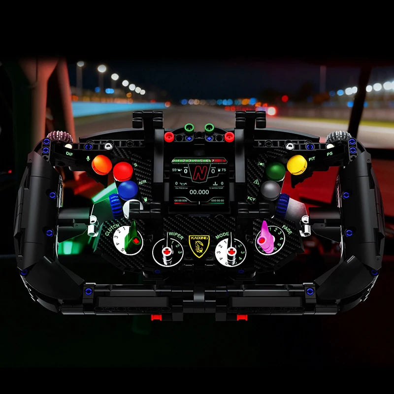F1 Racing Steering Wheel Building Blocks Set – 833-867 Pcs