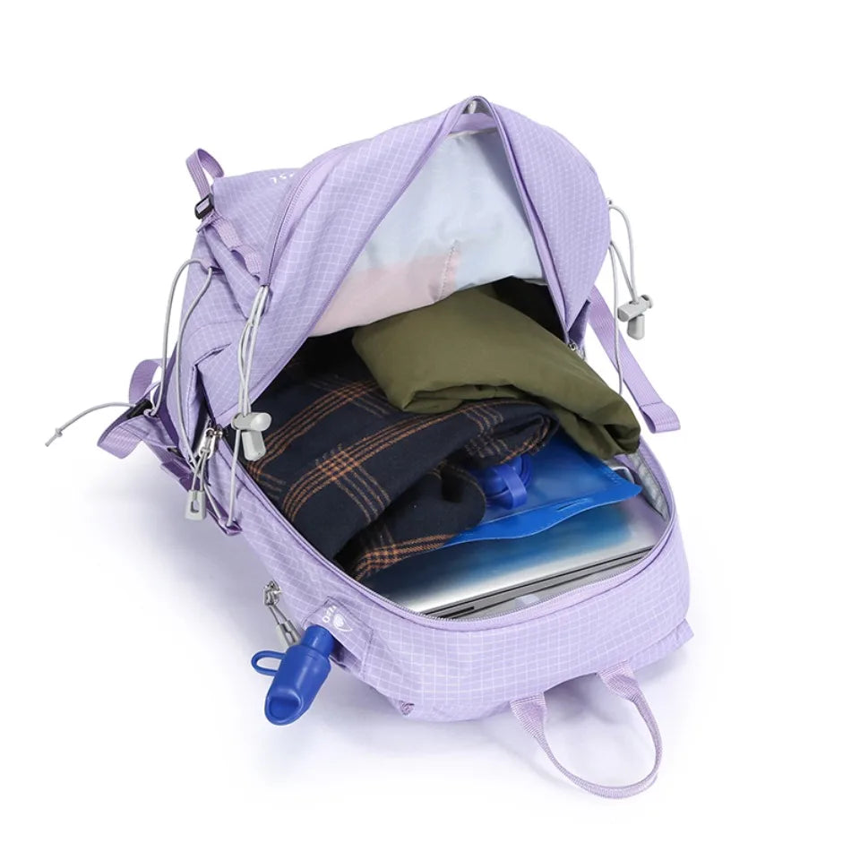 25L Hiking Backpack – Water-Resistant Nylon Camping Pack