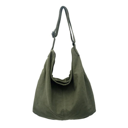 Canvas Shoulder Bag for Women – Large Hobo Tote Handbag