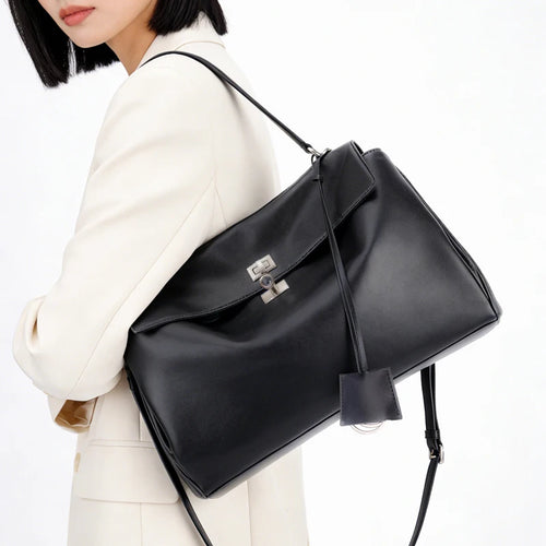 Women's Genuine Leather Large Capacity Tote Bag