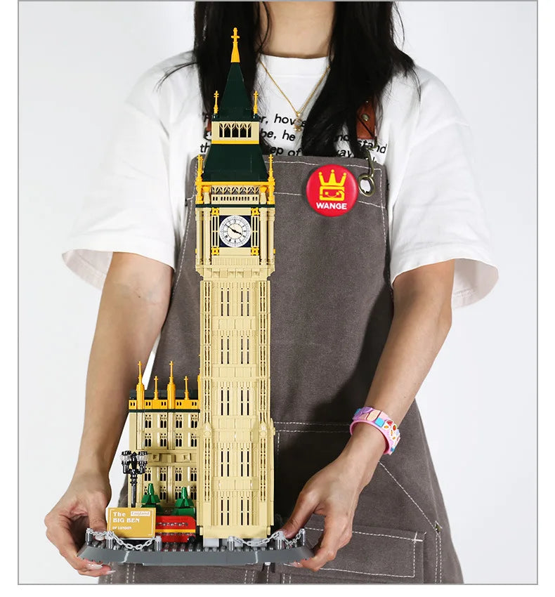London Big Ben Building Blocks Set – 1095 Pieces Architecture Toy