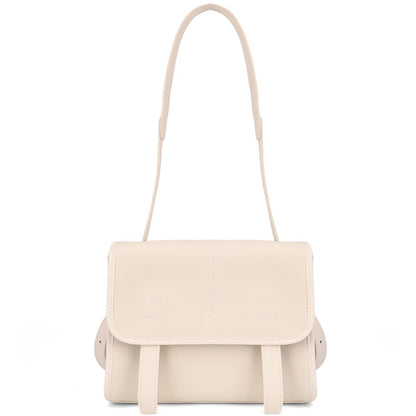 Women's Genuine Leather Crossbody Bag – Multi-Pocket Shoulder Messenger