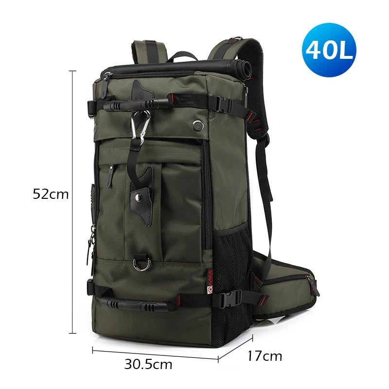 Waterproof Travel Backpack 50L – Men's Hiking & Outdoor Rucksack