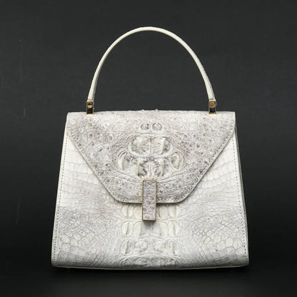Crocodile Leather Women's Handbag – Large Shoulder & Crossbody Bag