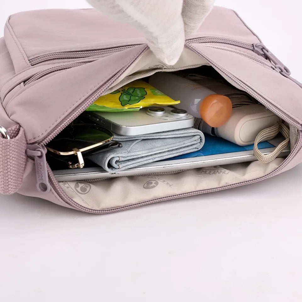 Waterproof Nylon Crossbody Shoulder Bag for Women
