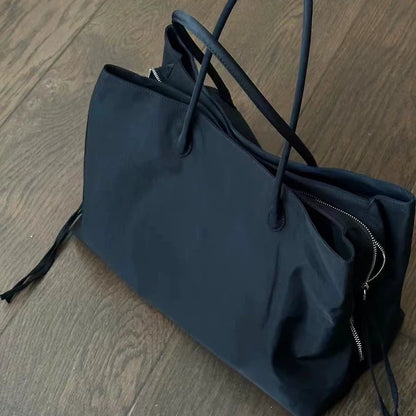Women's Waterproof Nylon Tote Bag – Large Laptop Commuter Bag