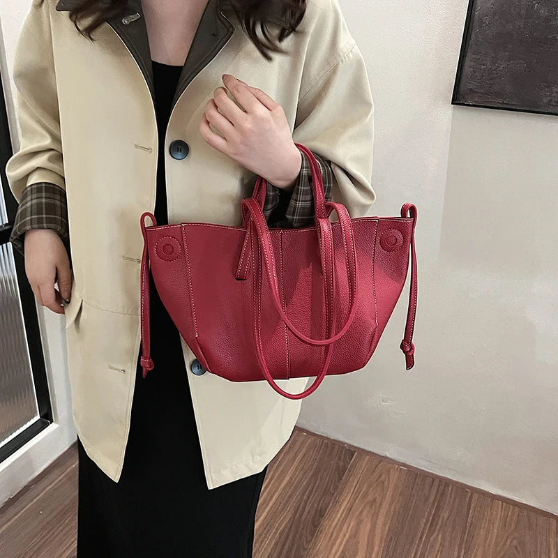 Moods Branded Underarm Shoulder Bags Women Latest Luxury Designer Handbags Soft Pu Leather Large