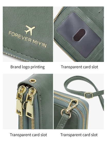 RFID Blocking Travel Passport Wallet – Large Capacity Double Zipper Organizer