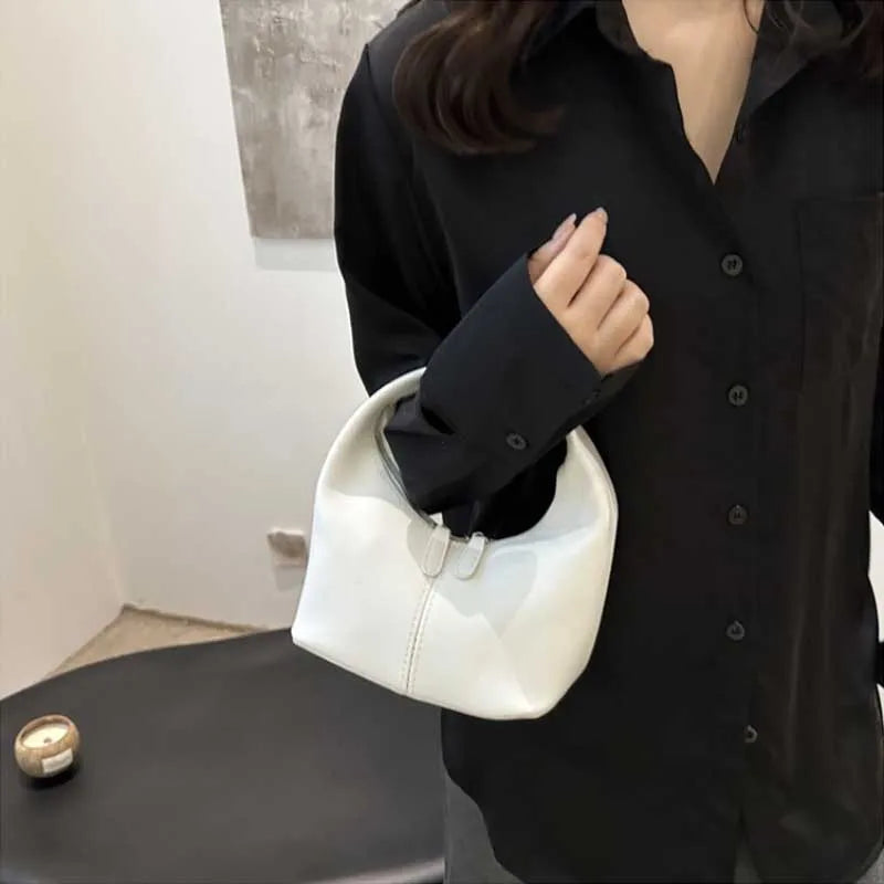 Crescent Hobo Bag – PU Leather Underarm Purse for Women