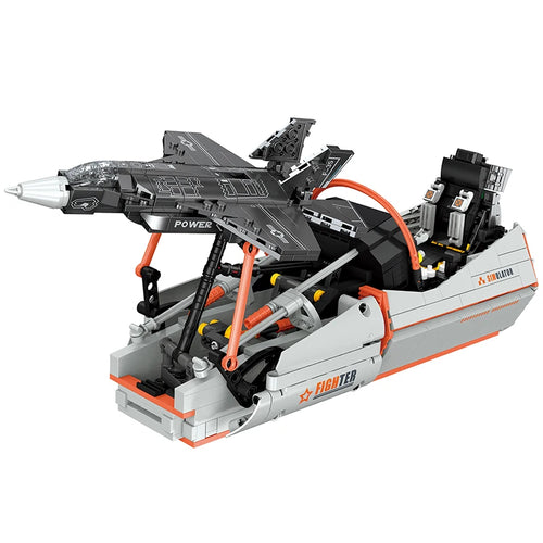 F-35 Fighter Jet Flight Simulator Building Blocks MOC 941pcs