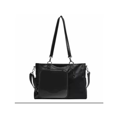 Large Capacity Transparent Window Tote Bag for Women