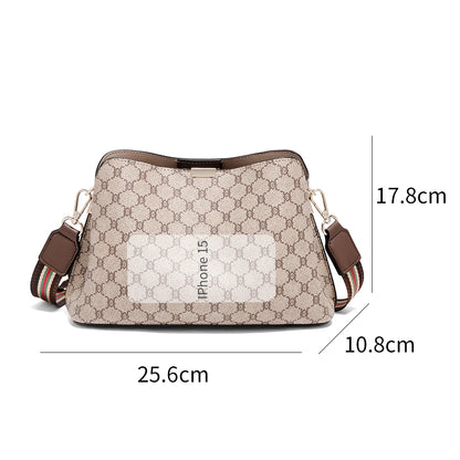 FOXER Monogram Women Shoulder Tote Bag 2026 Fashion Commuter Female Large Crossbody Purse for Mom