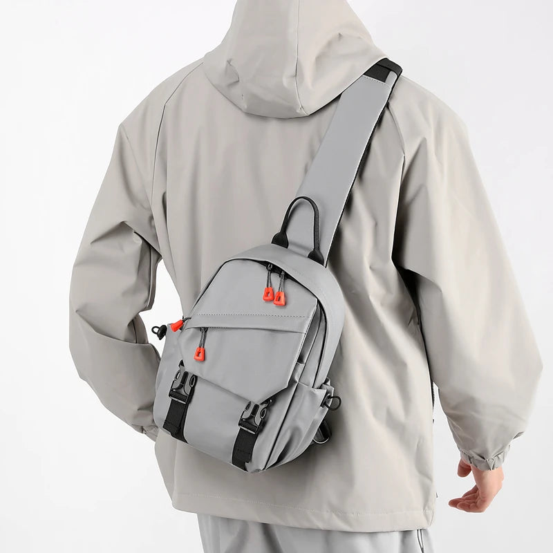 Men's Outdoor Sports Sling Bag – Multi-Pocket Chest Pack