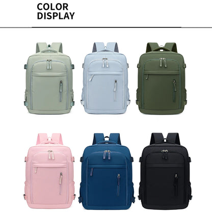 Airline-Approved Carry-On Backpack – Nylon Flight Bag with Shoe Compartment