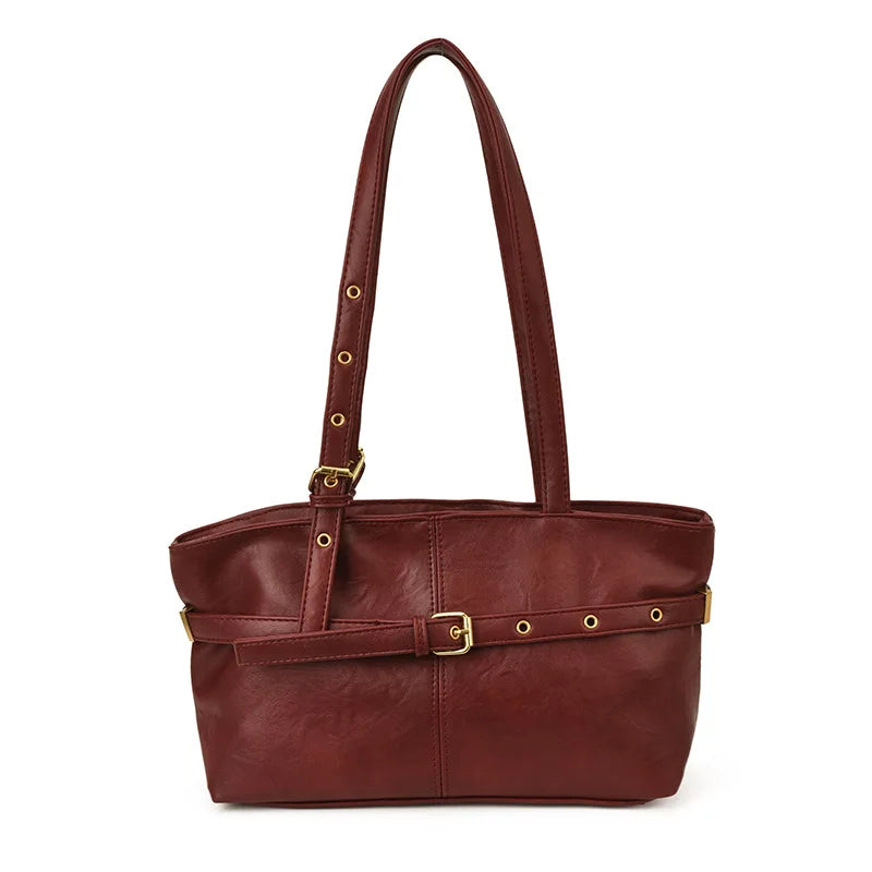 Cross-Border Large-Capacity Retro Bag Women S Autumn Winter Versatile Casual Shoulder Messenger