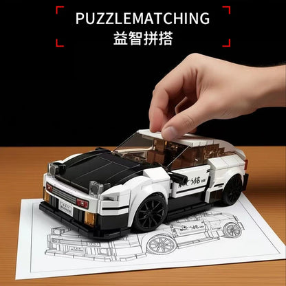 AE86 Sports Car Building Set – 328 Pcs Classic JDM Brick Model