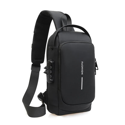 Men's Anti-Theft USB Charging Crossbody Sling Bag