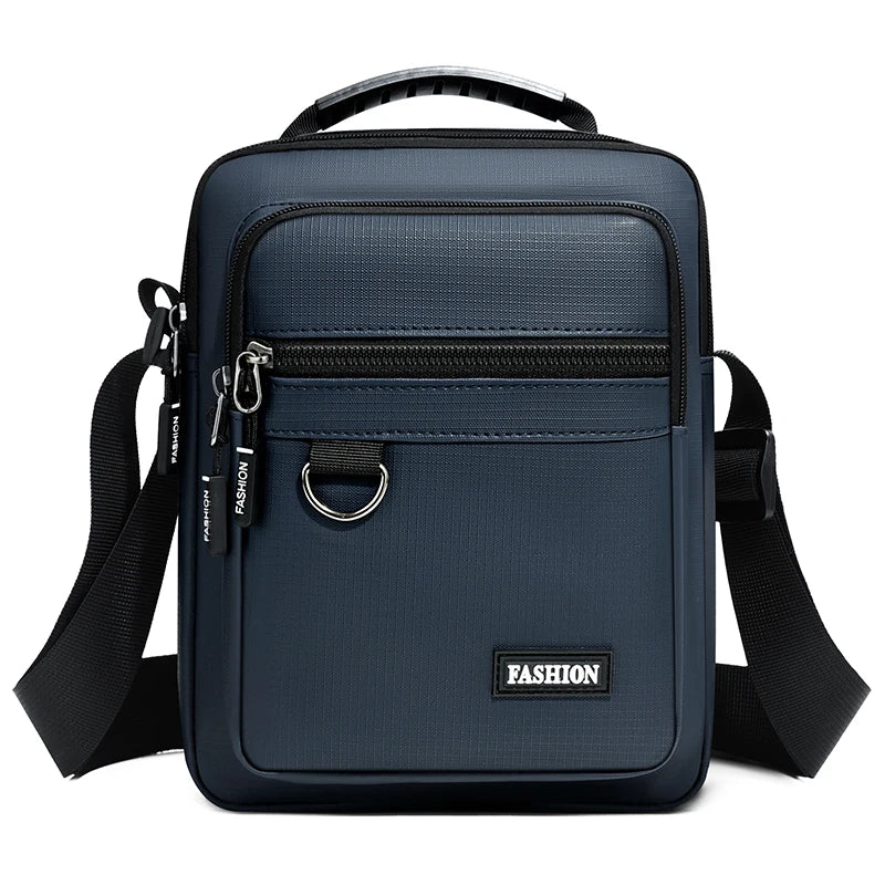 Men's Messenger Shoulder Bag – Lightweight Oxford Crossbody