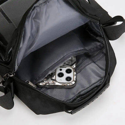Men's Waterproof Shoulder Bag – Multi-Pocket Outdoor Crossbody