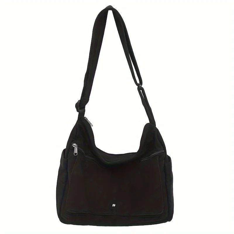 Large Canvas Hobo Crossbody Bag