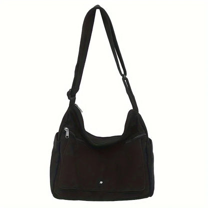 Large Canvas Hobo Crossbody Bag