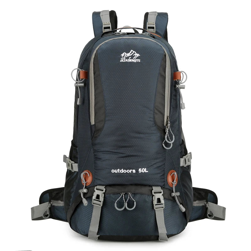 50L Waterproof Hiking Backpack – Large Outdoor Travel Rucksack for Men
