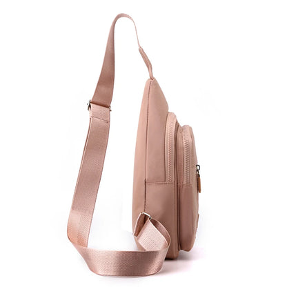 Women's Crossbody Chest Bag – Nylon Sling Shoulder Bag