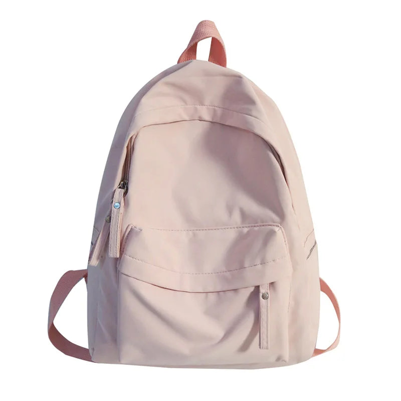 Waterproof Nylon Backpack for Women – Lightweight School & Travel Bag
