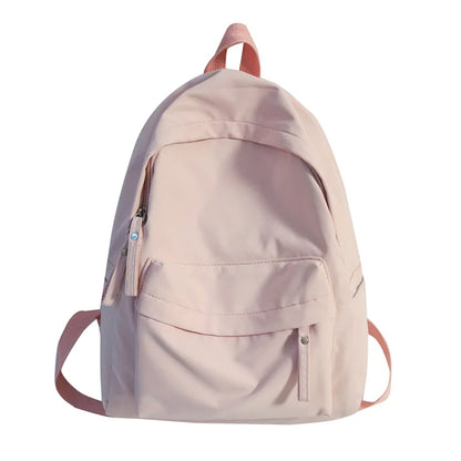 Waterproof Nylon Backpack for Women – Lightweight School & Travel Bag